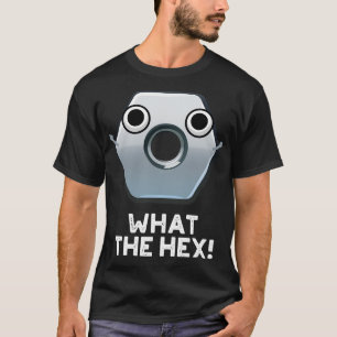 Wat is het hex Funny Hexagon-platform T-shirt