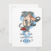 Wat is het I.R. dat moet doen?™ Briefkaart (Voorkant / Achterkant)