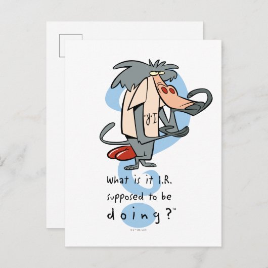 Wat is het I.R. dat moet doen?™ Briefkaart (Voorkant / Achterkant)