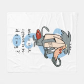 Wat is het I.R. dat moet doen?™ Fleece Deken (Voorkant (Horizontaal))