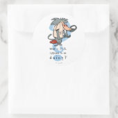 Wat is het I.R. dat moet doen?™ Ronde Sticker (Tas)