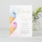 Wat is het ijsijsje-Baby Kaart (Staand voorkant)