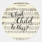 Wat is het kind van deze klassieke ronde sticker? sticker (Voorkant)