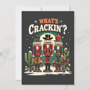 Wat is het kraken Notenkraker Cactus Kerst Grappig Bedankkaart