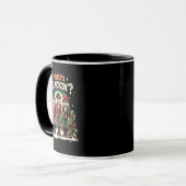 Wat is het kraken Notenkraker Cactus Kerst Grappig Mok (Voorkant links)