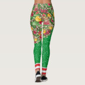 Wat is het leuk om een kerstboom te zijn leggings (Achterkant)