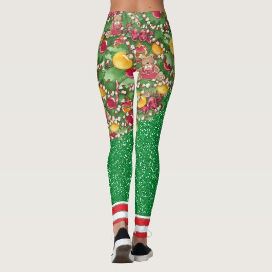 Wat is het leuk om een kerstboom te zijn leggings (Achterkant)