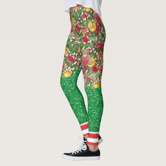 Wat is het leuk om een kerstboom te zijn leggings (Links)