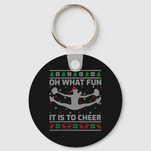 Wat is het leuk om lelijke cheerleading Chris toe Sleutelhanger