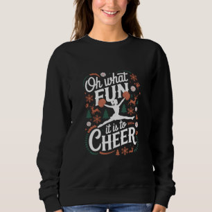 Wat is het leuk om lelijke cheerleading Kerstmis t Trui