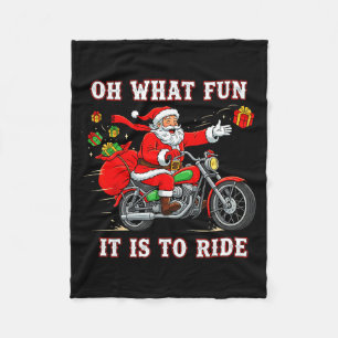 Wat is het leuk om op een motor te rijden Motorrij Fleece Deken