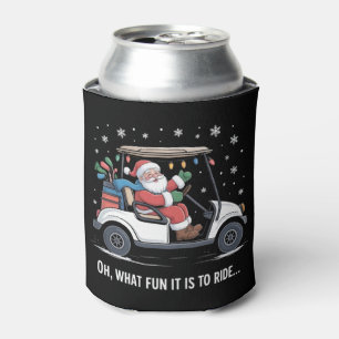 Wat Is Het Leuk Om Santa Te Besturen In Een Golfka Blikjeskoeler