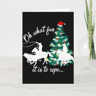 Wat is het leuk om te touwen Rodeo Western Cowboy  Kaart