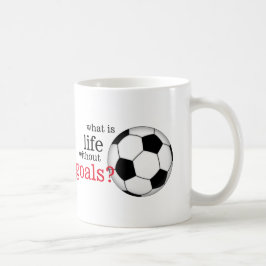 Wat is het leven zonder doelen Voetbal Mok