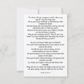 Wat is het man dat je aandachtig bent in de Schrif Notitiekaartje (Achterkant)