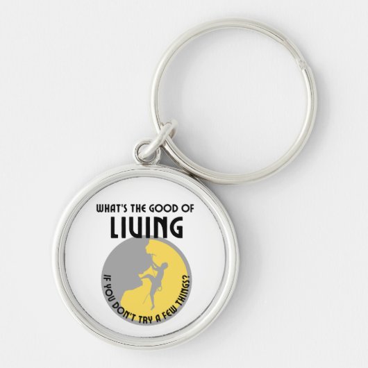 Wat is het nut van leven, als je er niet een paar  sleutelhanger (Voorkant)