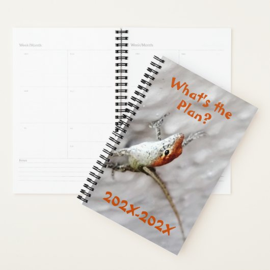 Wat is het plan Redhead Anole Lizard Fun Planner (Display)