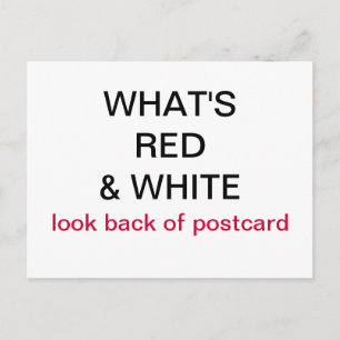 Wat is het Red & White Canada Flag Briefkaart? Briefkaart