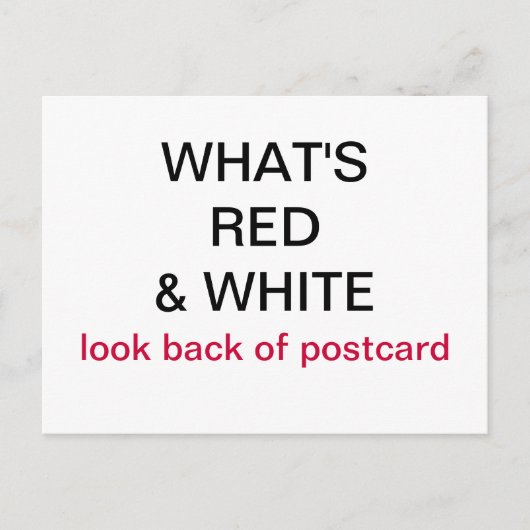 Wat is het Red & White Canada Flag Briefkaart? Briefkaart (Voorkant)