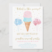 Wat is het Scoop Pink Blue Ice Cream Gender onthul Kaart (Voorkant)