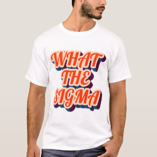Wat is het Sigma? Mannen T-shirt. T-shirt