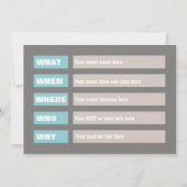 Wat is het tijdstip waarop de uitnodiging (Voorkant)