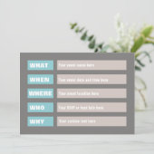 Wat is het tijdstip waarop de uitnodiging (Staand voorkant)