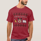 Wat is het toch leuk om auteur Xmas te schrijven T-shirt (Voorkant)