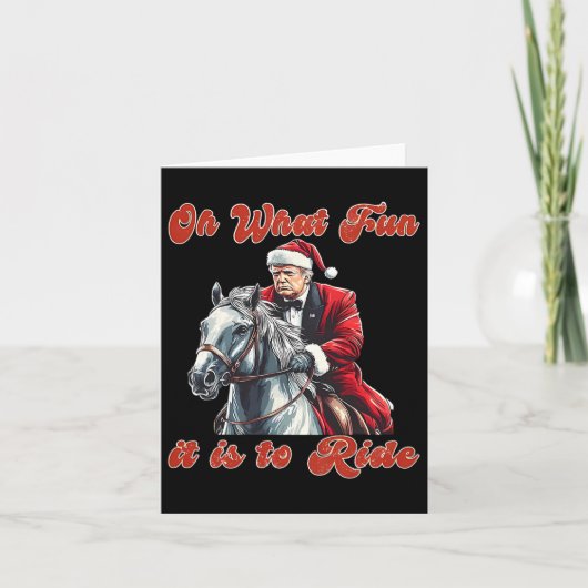 Wat is het toch leuk om met de humoristische Trump Kaart (Voorkant)