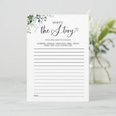 Wat is het verhaal Vrijgezellenfeest spel Kaart (Staand voorkant)