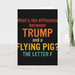 Wat is het verschil tussen Trump en een vliegend P Kaart