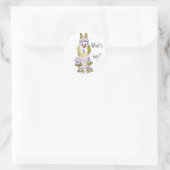 Wat is hop? Cartoon Rabbit Sticker (Tas)