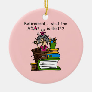 Wat is Humor bij pensionering? Keramisch Ornament