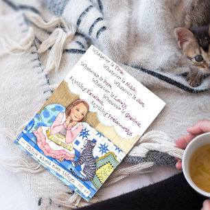 Wat is Inspirerend Briefkaart? Briefkaart