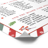 Wat is je Elf Naam Kerstfeest Spel Poster (Hoek)