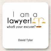 Wat is je excuus? drankjes onderzetter (Voorkant)