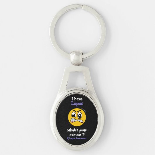 Wat is je excuus...Lupus Sleutelhanger (Voorkant)