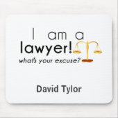 Wat is je excuus? muismat (Voorkant)