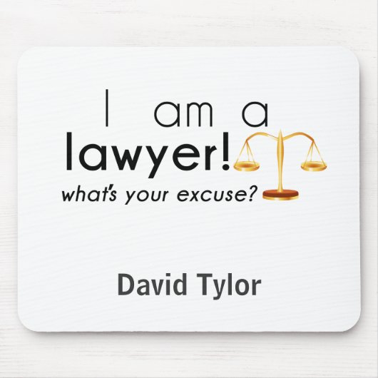 Wat is je excuus? muismat (Voorkant)