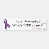 Wat is je excuus voor bumpersticker? bumpersticker (Voorkant)