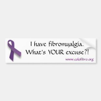 Wat is je excuus voor bumpersticker? bumpersticker