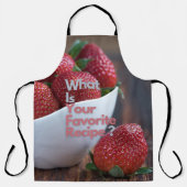 Wat is je favoriete recept? schort (Voorkant)