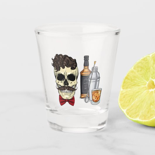 Wat is je gif? shot glas (Voorkant)