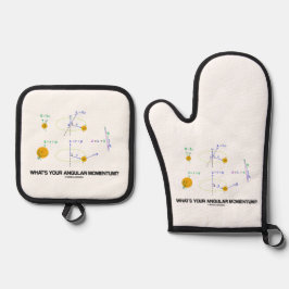 Wat is je impulsmoment? Fysica diagrammen Ovenwant & Pannenlap Set
