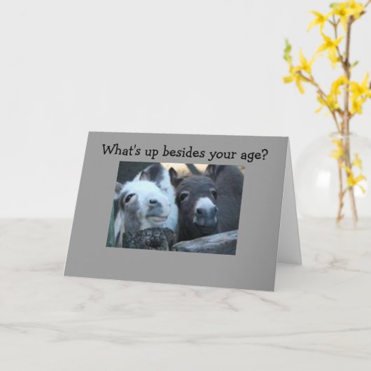 WAT IS JE LEEFTIJD BEST? KAART (Gele Bloem)