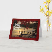 WAT IS JE **NOVEMBER BIRTHDAY* KAART (Gele Bloem)