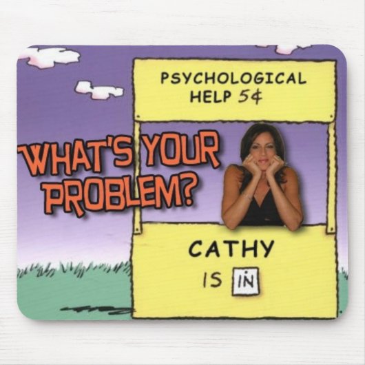 "Wat is je probleem?" muispad Muismat (Voorkant)