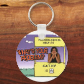 "Wat is je probleem?" sleutelhanger (Voorkant)