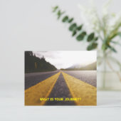 wat is je reis ? briefkaart (Staand voorkant)