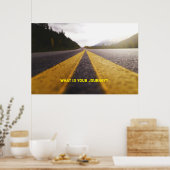 wat is je reis ? poster (Keuken)